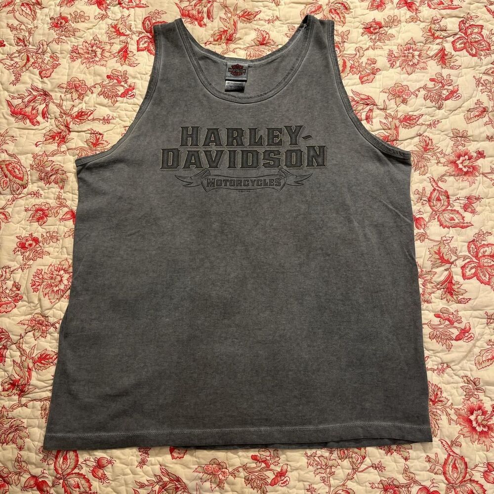 Sick Vintage Harley Davidson Dark Grey Badlands South Dakota Top T Shirt!